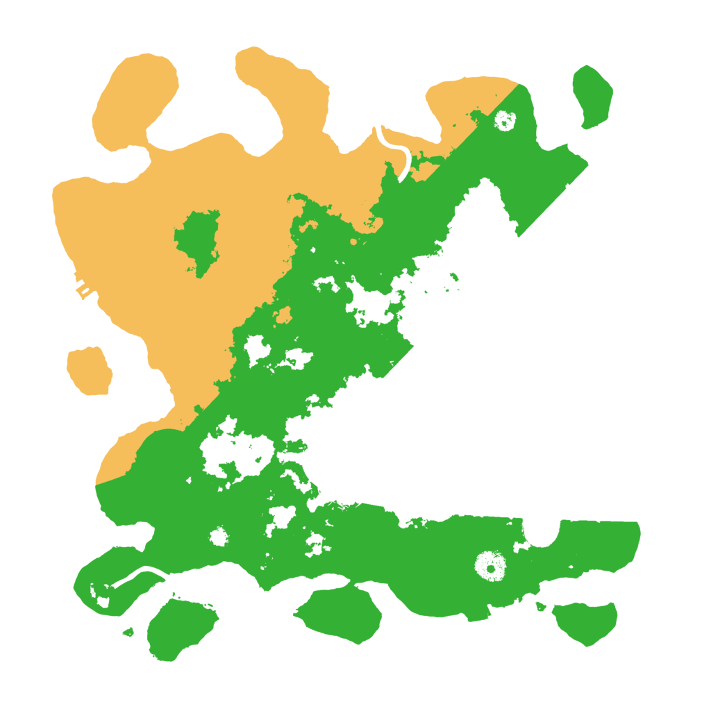Biome Rust Map: Procedural Map, Size: 3500, Seed: 2147481524