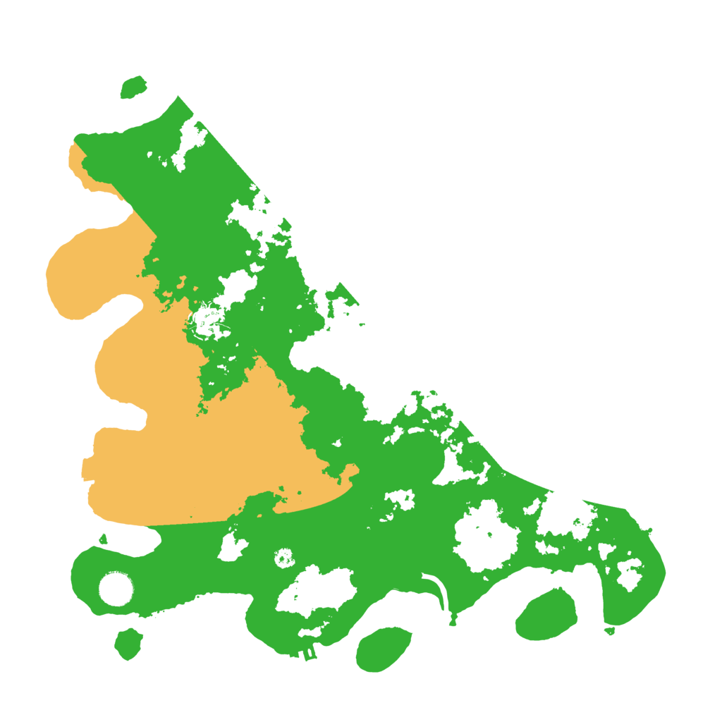Biome Rust Map: Procedural Map, Size: 3700, Seed: 56951468