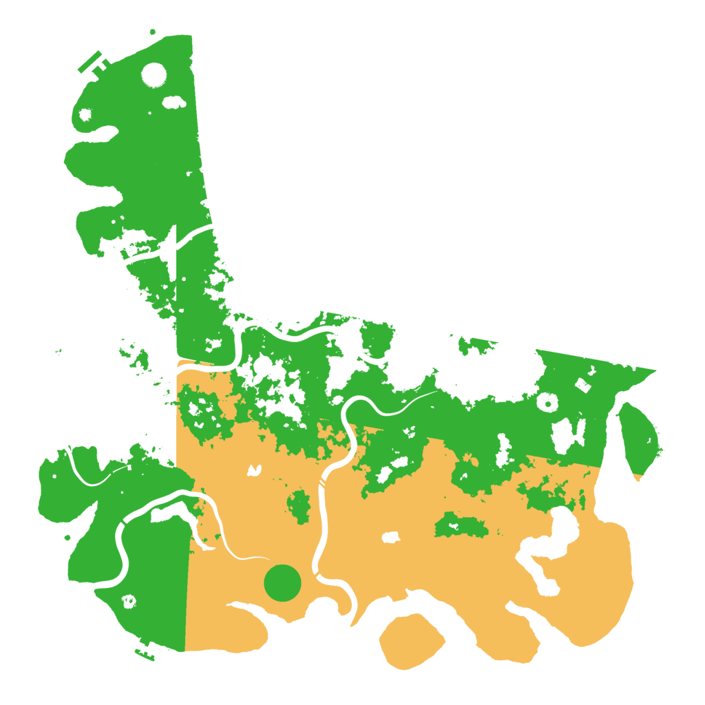Biome Rust Map: Procedural Map, Size: 5000, Seed: 615266834