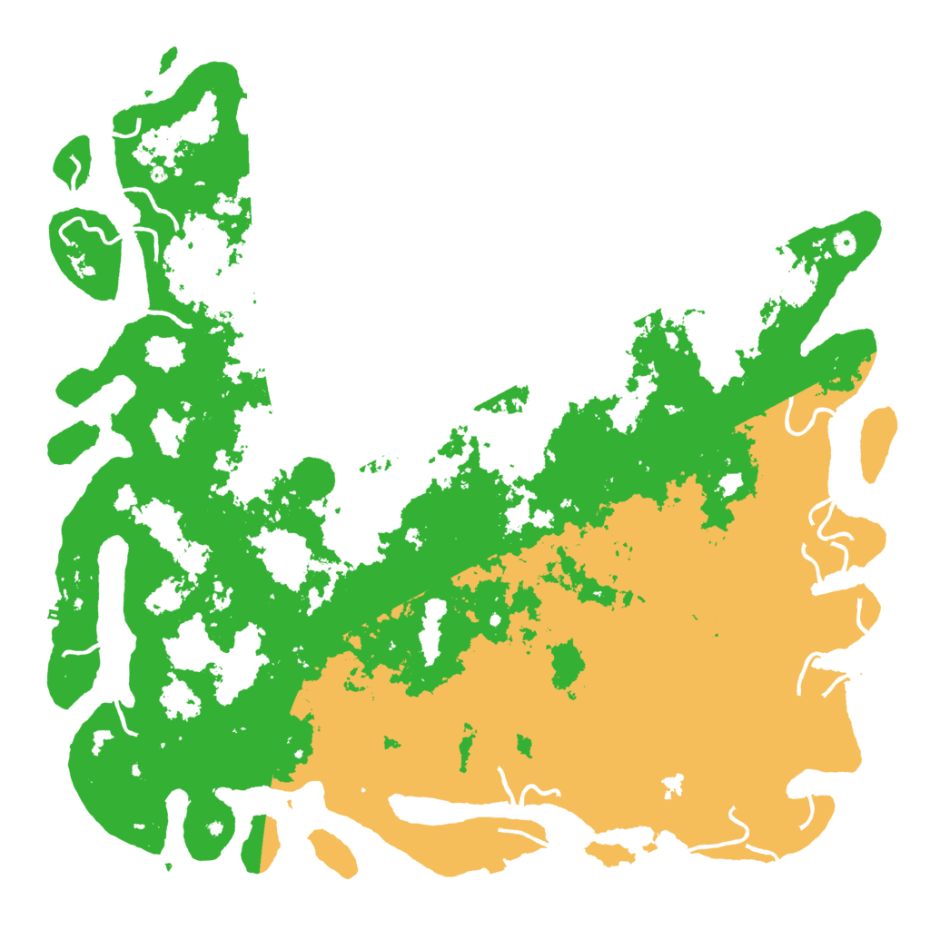 Biome Rust Map: Procedural Map, Size: 6000, Seed: 92954892