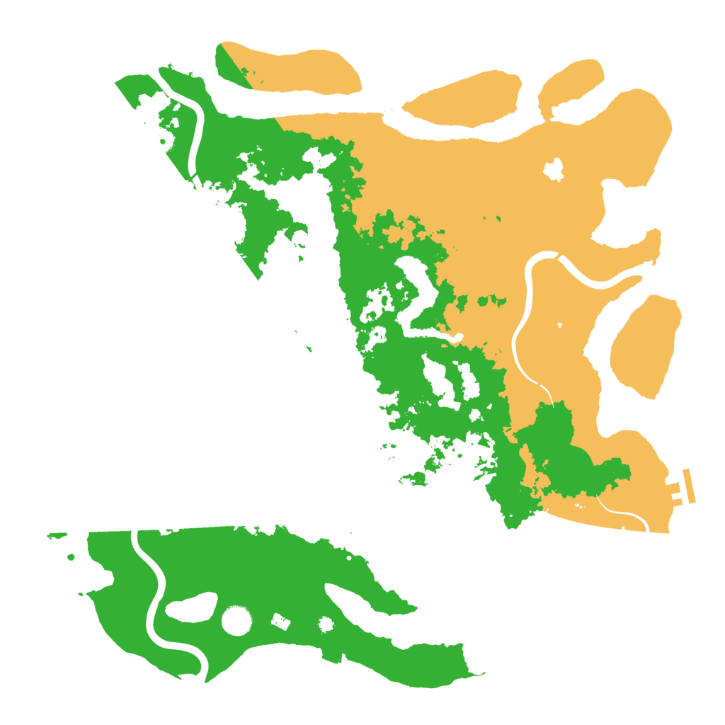 Biome Rust Map: Procedural Map, Size: 4250, Seed: 97812725