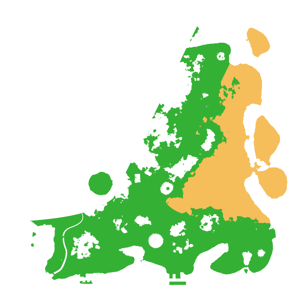 Biome Rust Map: Procedural Map, Size: 3700, Seed: 1364907649