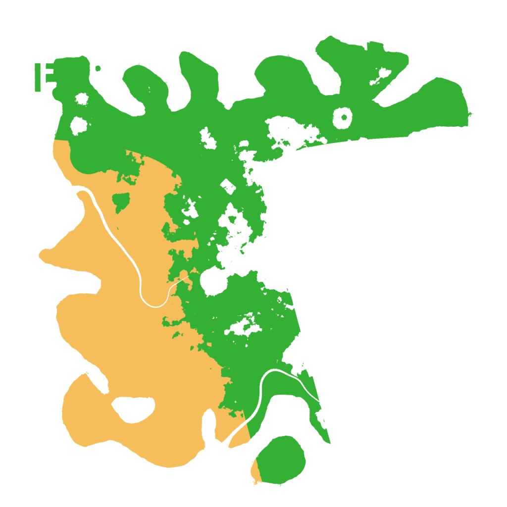 Biome Rust Map: Procedural Map, Size: 3600, Seed: 48527769