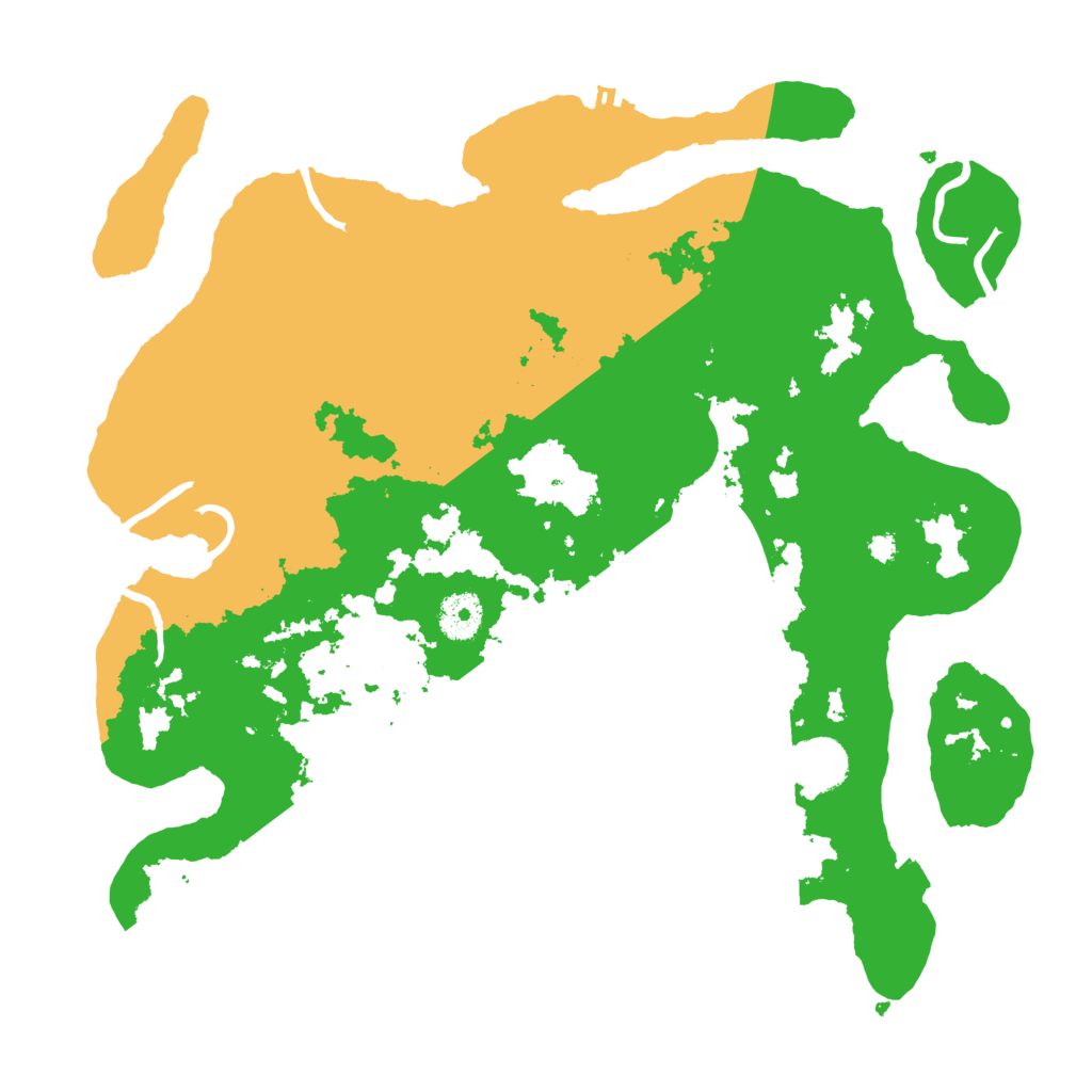 Biome Rust Map: Procedural Map, Size: 3600, Seed: 507049908