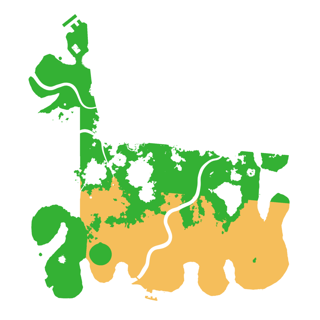 Biome Rust Map: Procedural Map, Size: 3850, Seed: 88067581