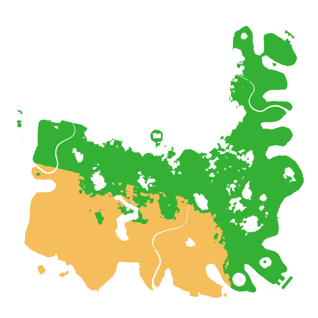 Biome Rust Map: Procedural Map, Size: 4250, Seed: 10085