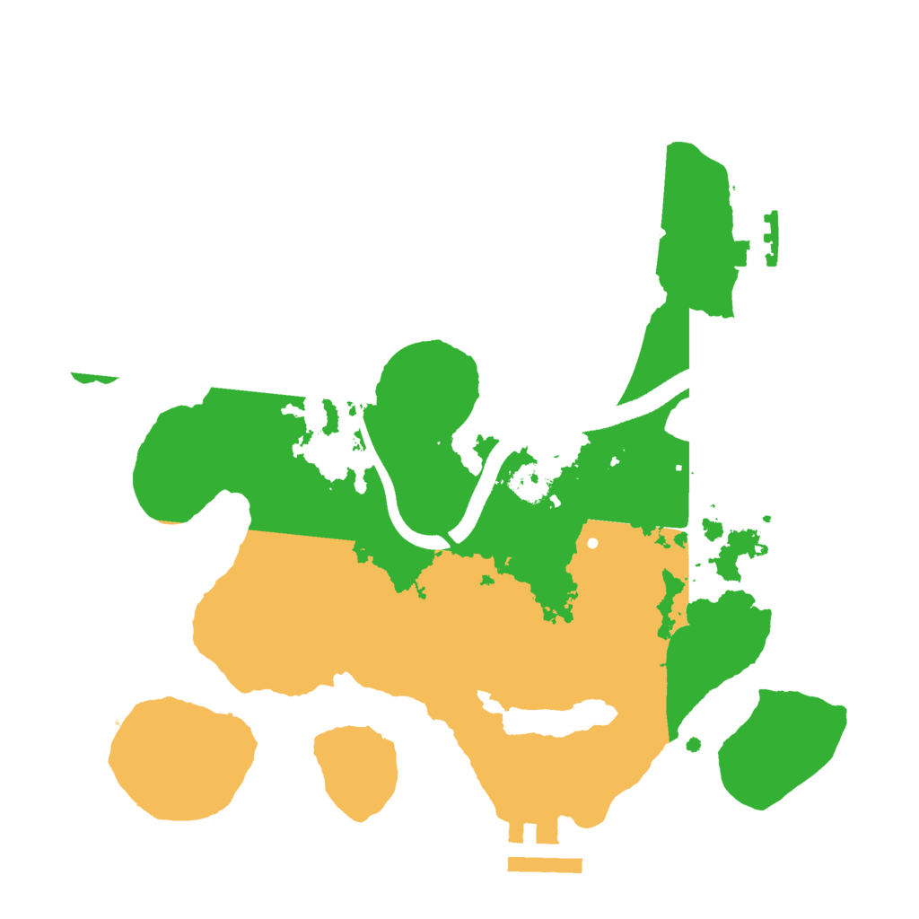 Biome Rust Map: Procedural Map, Size: 2500, Seed: 8971245