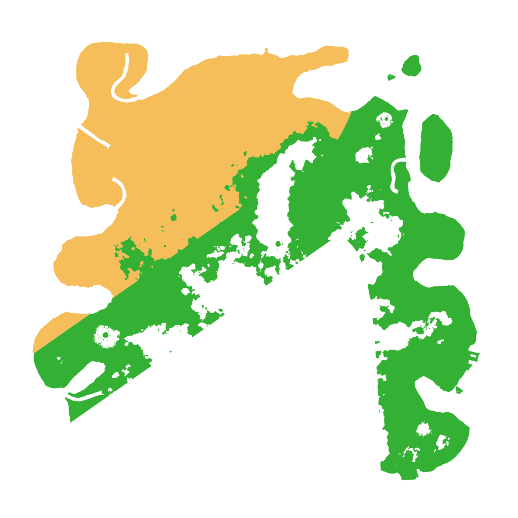 Biome Rust Map: Procedural Map, Size: 3500, Seed: 79398470