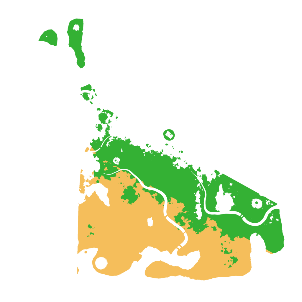 Biome Rust Map: Procedural Map, Size: 4400, Seed: 121315421