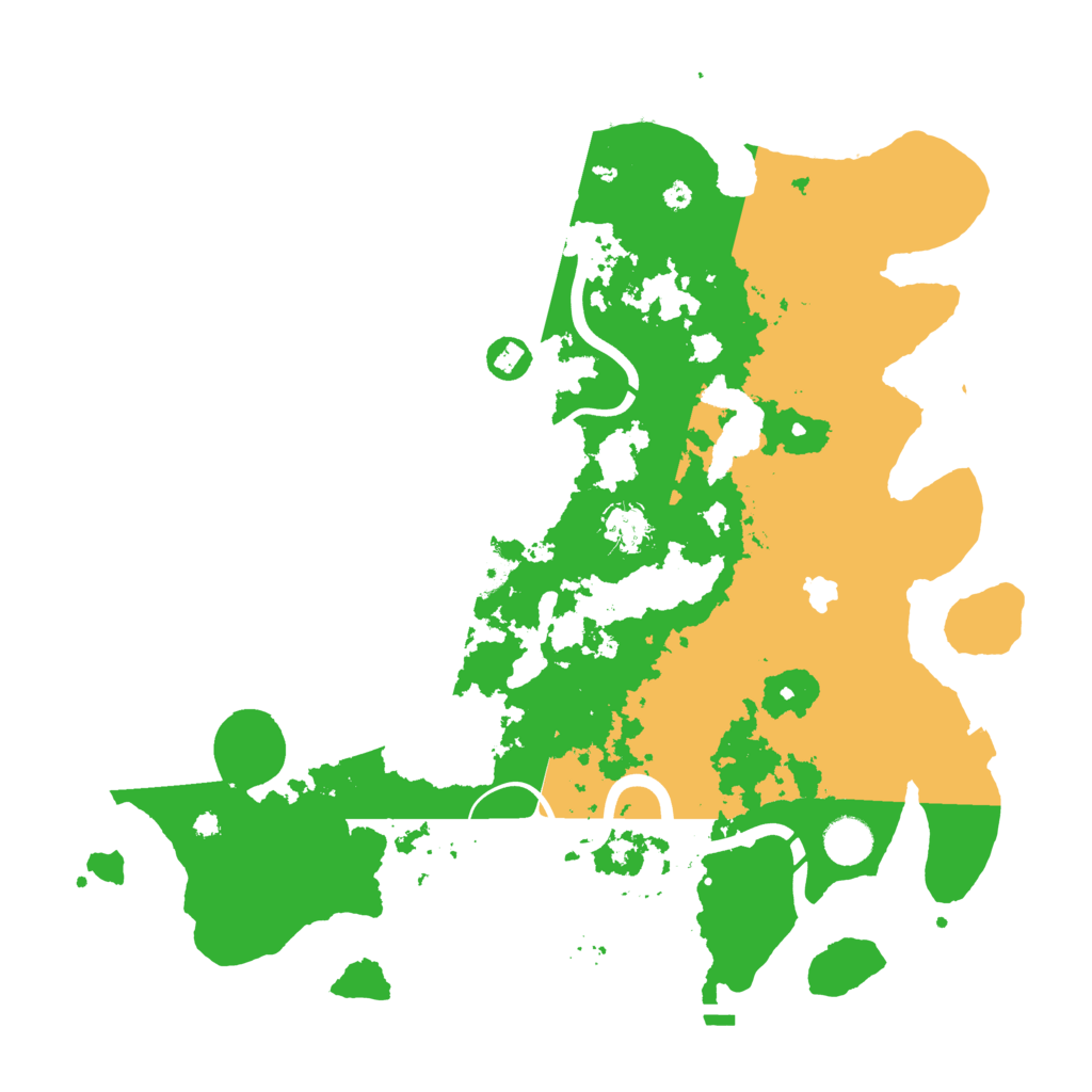 Biome Rust Map: Procedural Map, Size: 4000, Seed: 80000