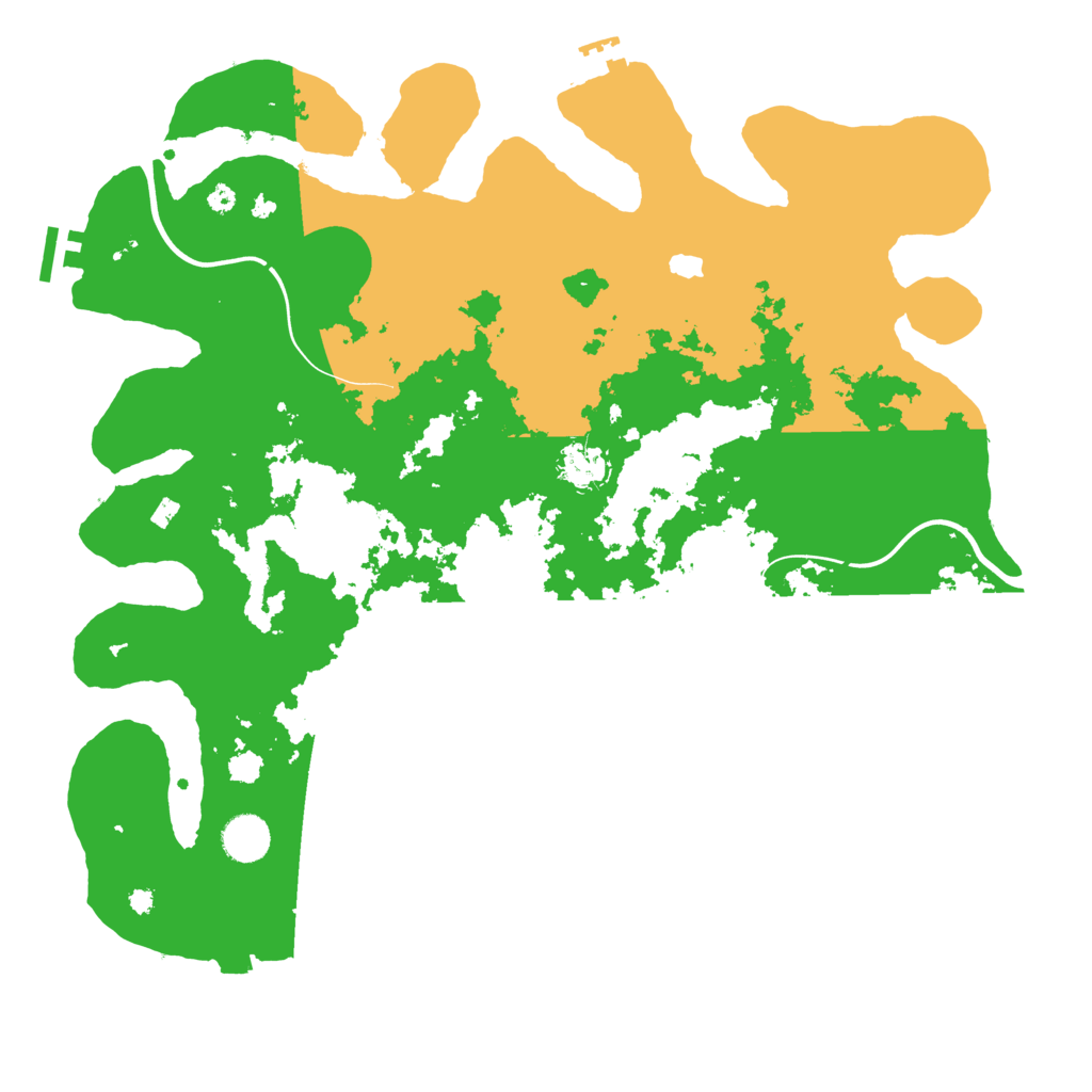 Biome Rust Map: Procedural Map, Size: 4000, Seed: 1880