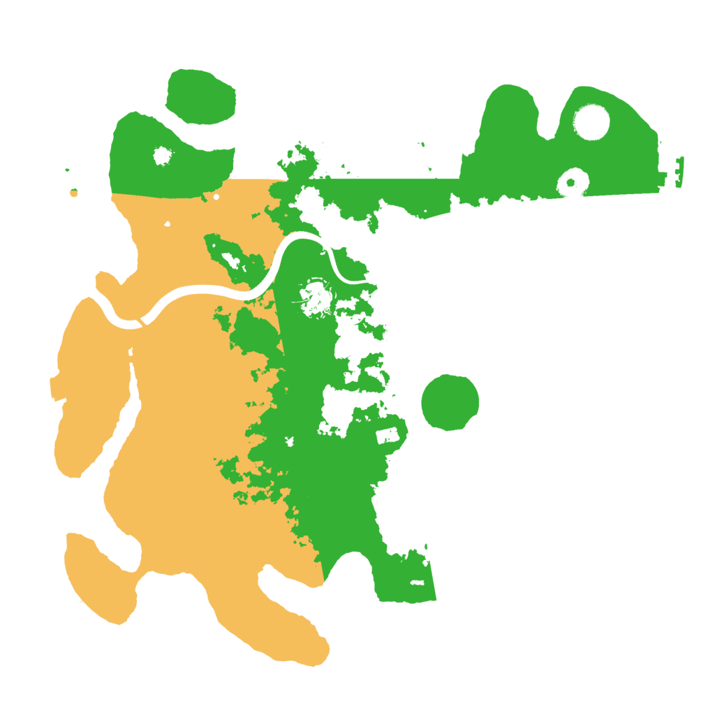 Biome Rust Map: Procedural Map, Size: 3500, Seed: 90740627