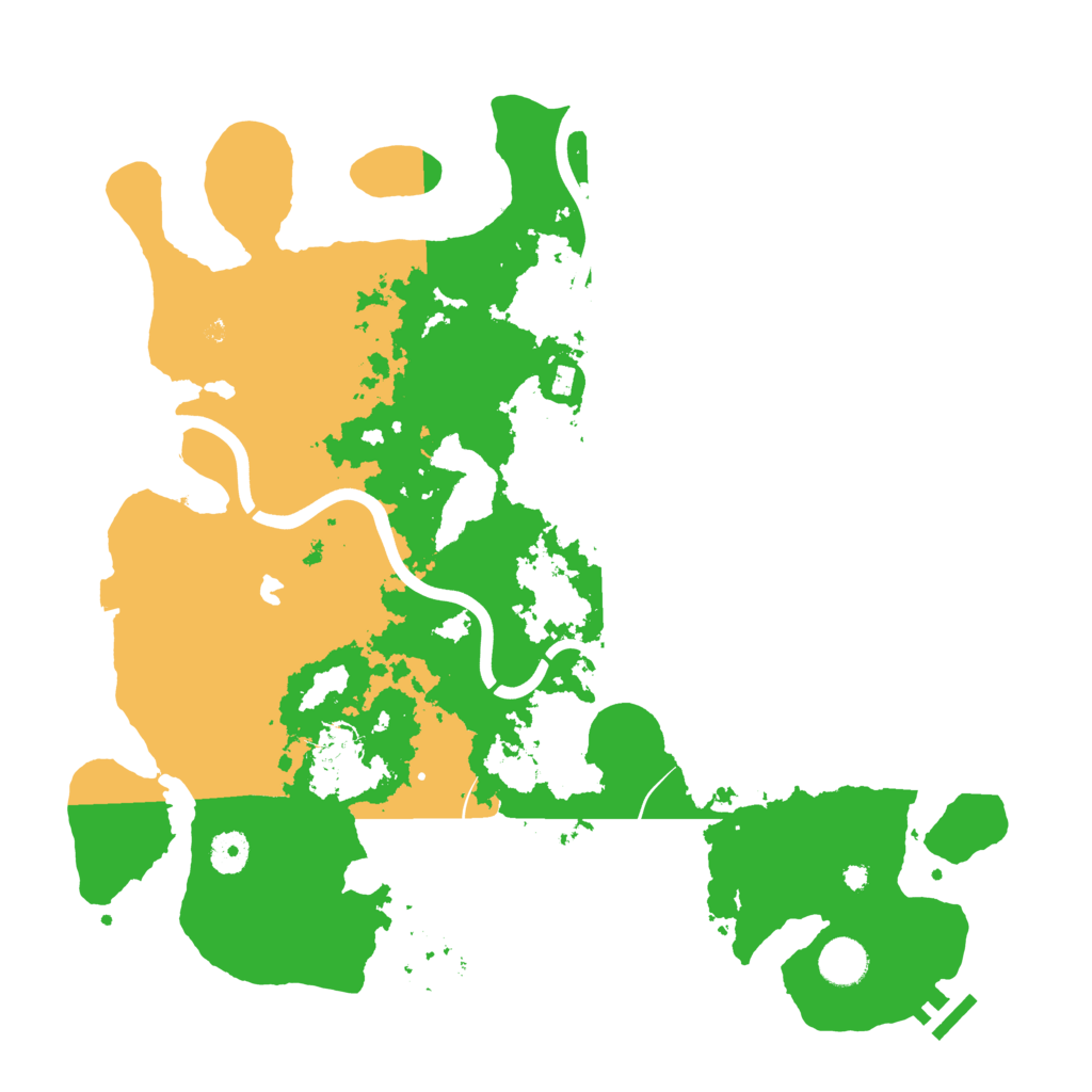 Biome Rust Map: Procedural Map, Size: 4000, Seed: 413524550