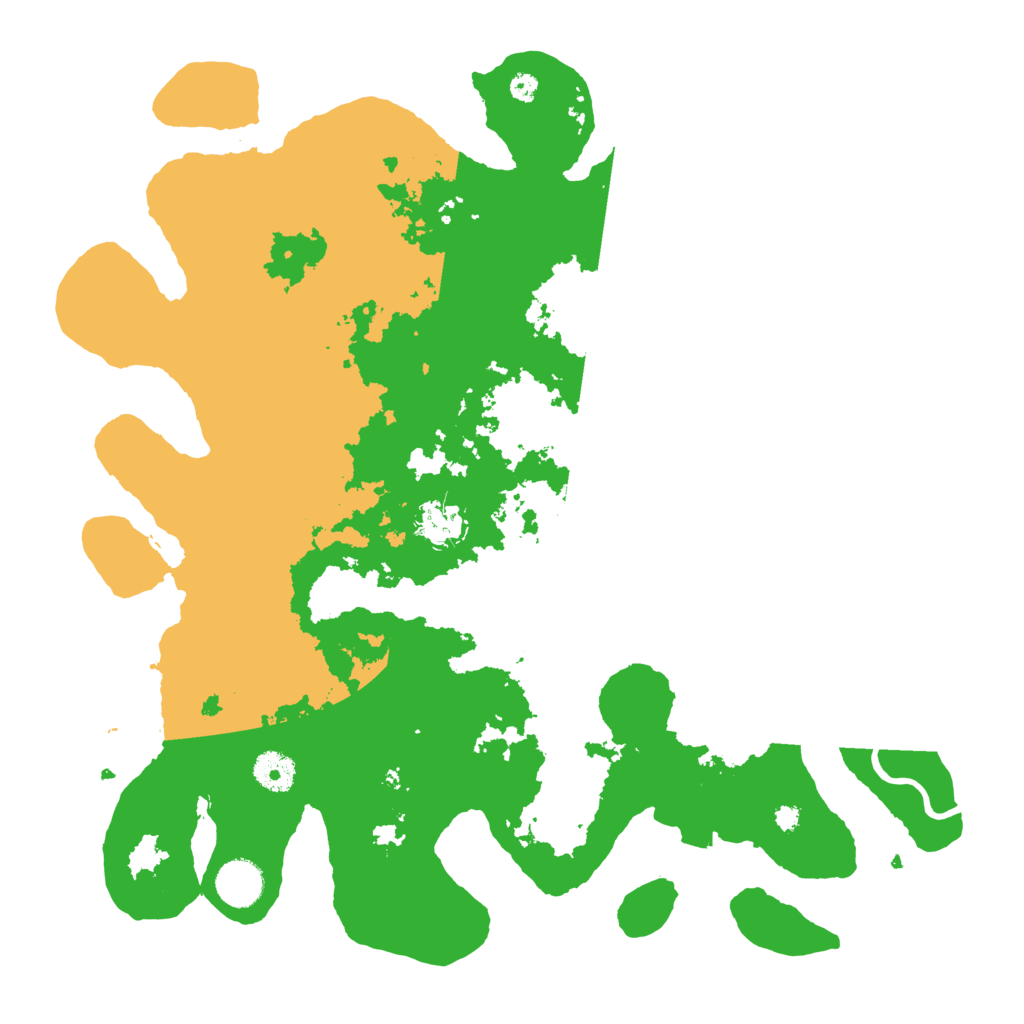 Biome Rust Map: Procedural Map, Size: 3800, Seed: 86058521