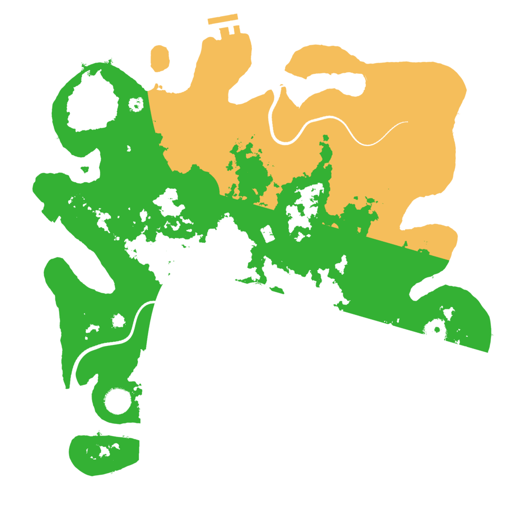 Biome Rust Map: Procedural Map, Size: 3500, Seed: 1440662269