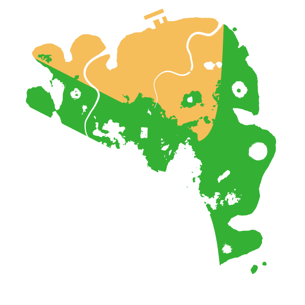 Biome Rust Map: Procedural Map, Size: 3000, Seed: 679067399