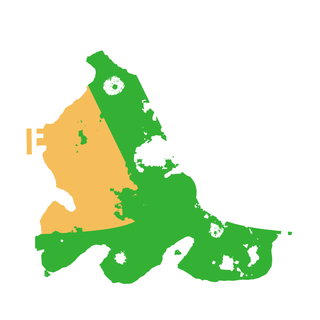 Biome Rust Map: Procedural Map, Size: 2500, Seed: 2037384657