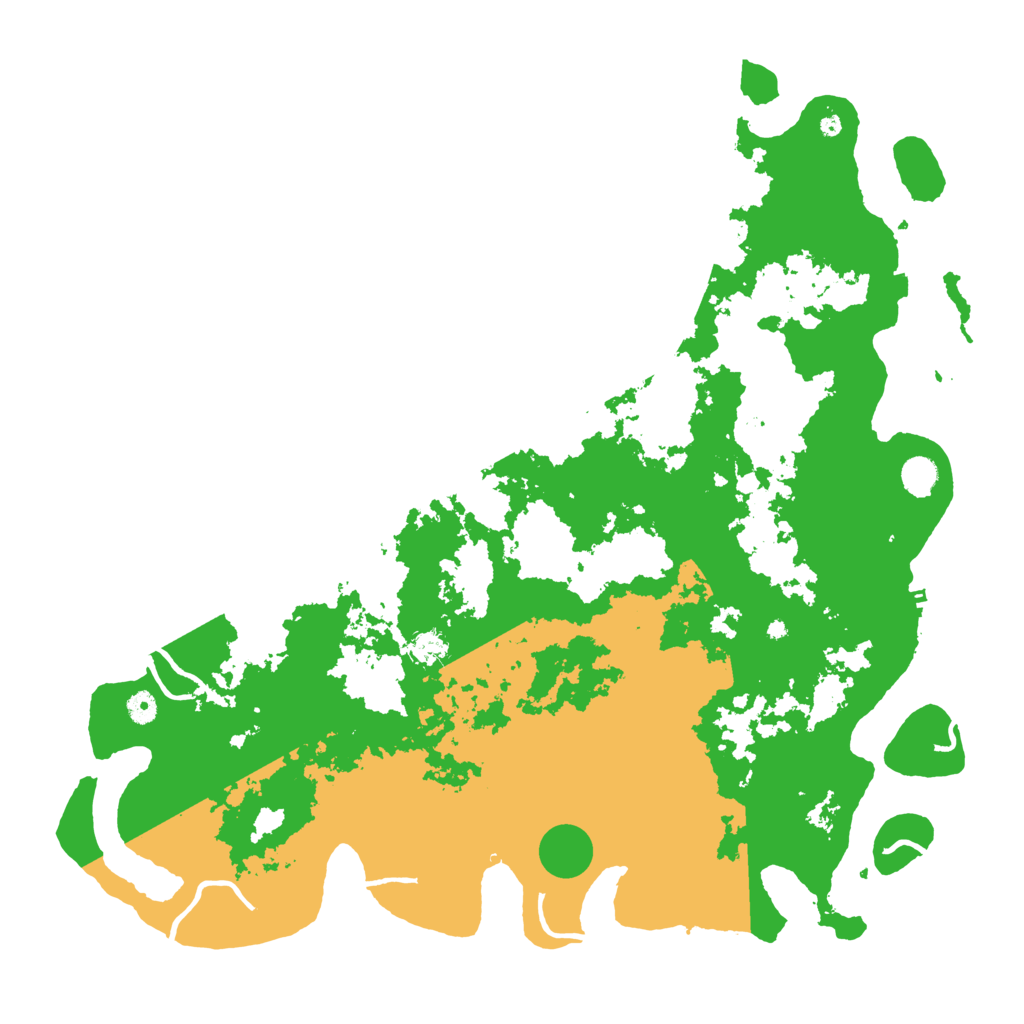 Biome Rust Map: Procedural Map, Size: 5000, Seed: 943765