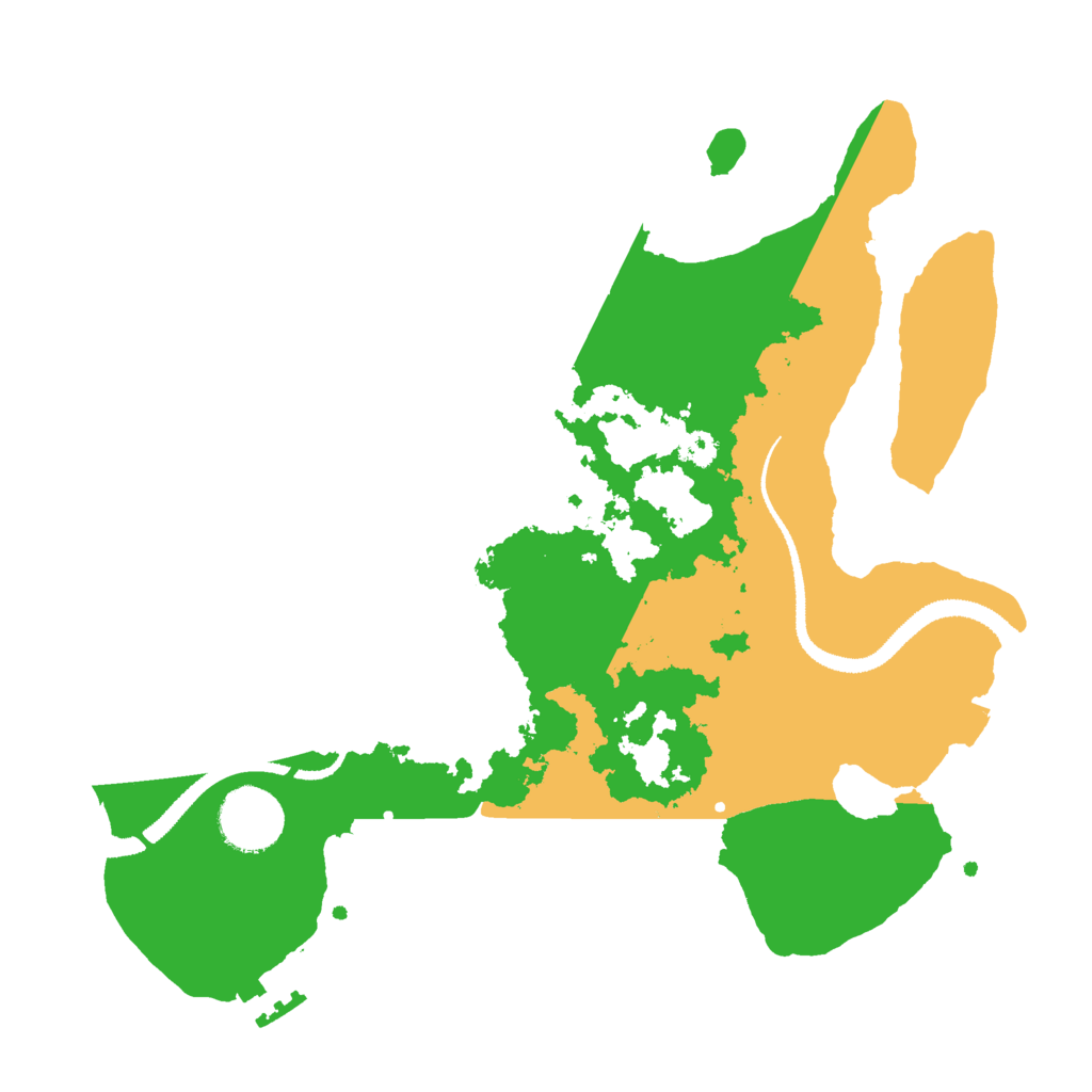 Biome Rust Map: Procedural Map, Size: 3000, Seed: 1304230700