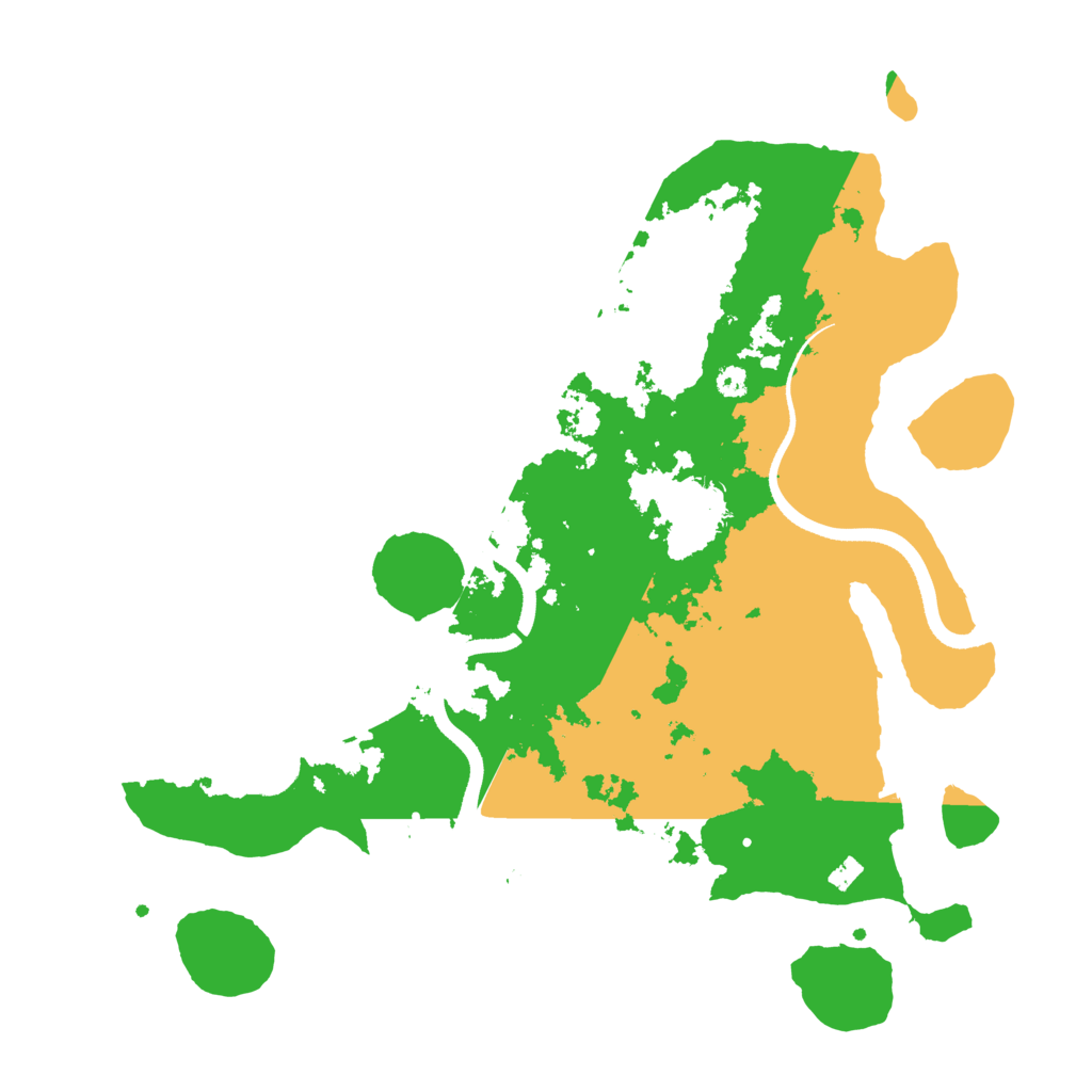 Biome Rust Map: Procedural Map, Size: 3500, Seed: 608328461