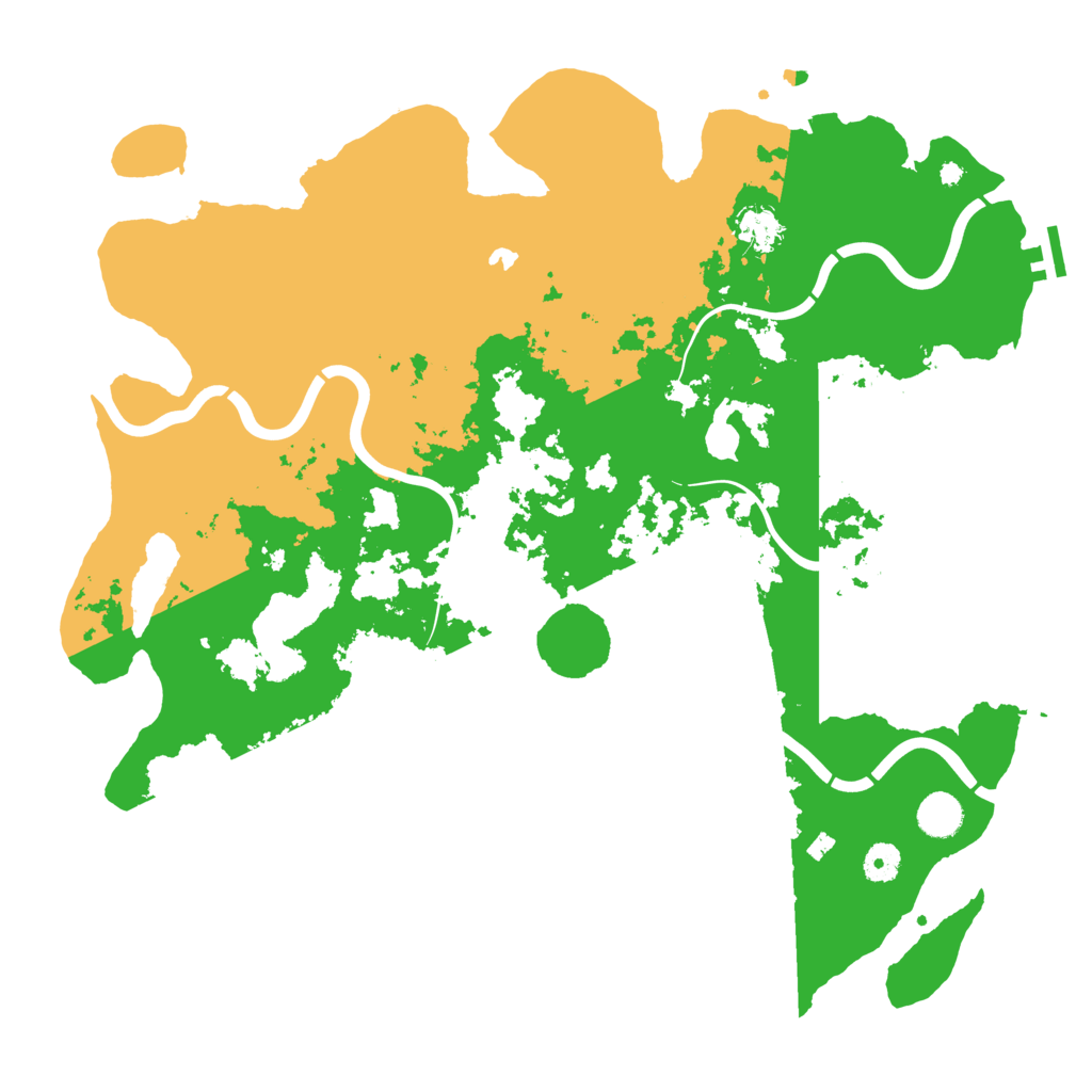 Biome Rust Map: Procedural Map, Size: 4300, Seed: 1858781454
