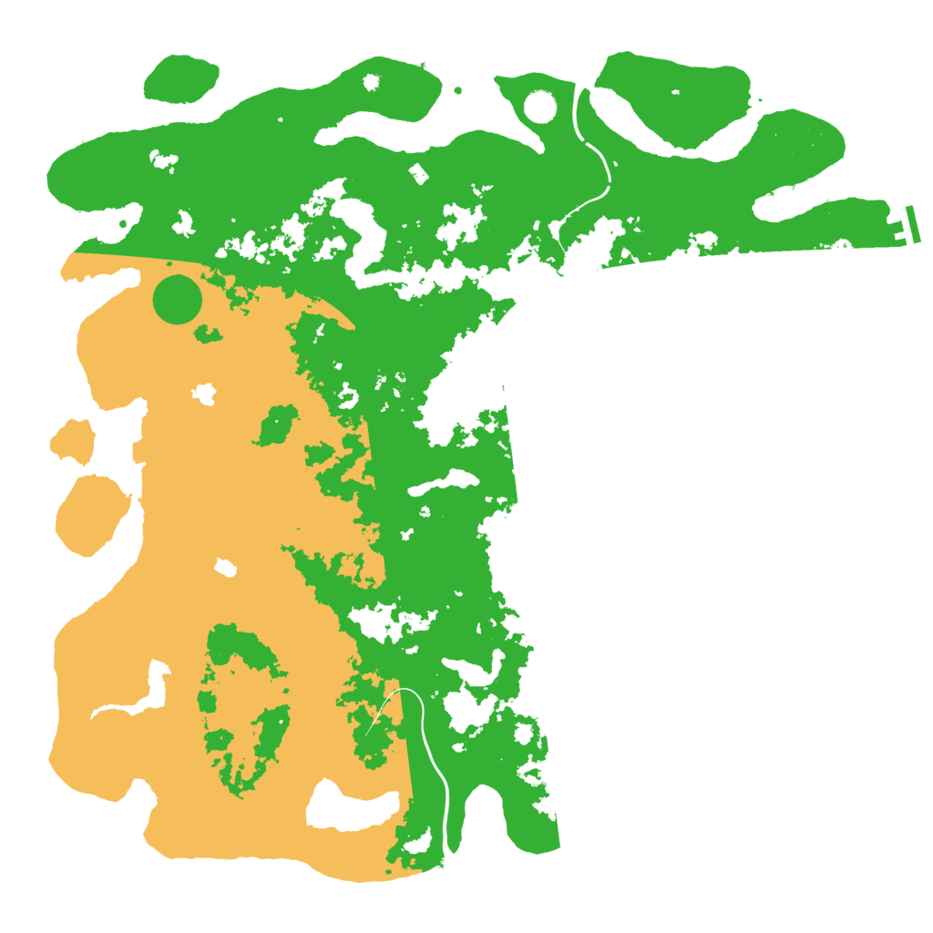 Biome Rust Map: Procedural Map, Size: 5000, Seed: 4437865