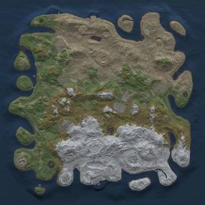 Thumbnail Rust Map: Procedural Map, Size: 4300, Seed: 1015659984, 18 Monuments