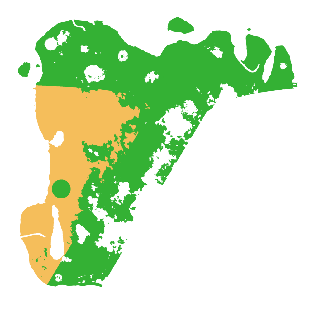 Biome Rust Map: Procedural Map, Size: 4500, Seed: 425250301
