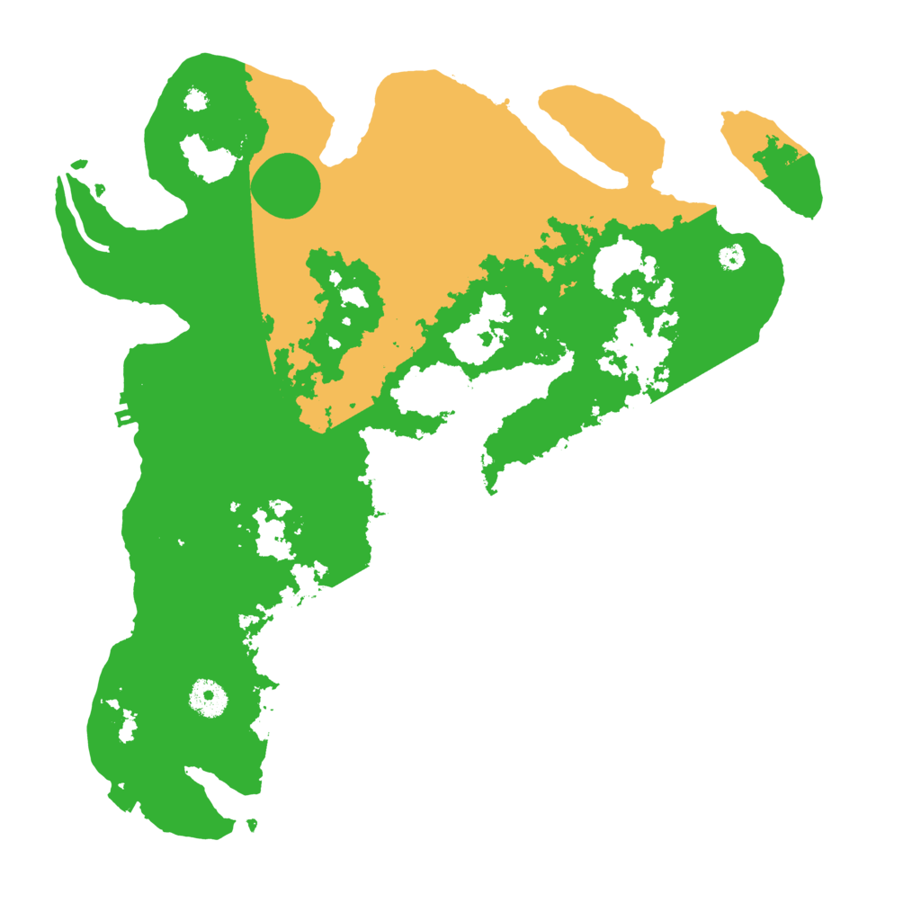 Biome Rust Map: Procedural Map, Size: 3700, Seed: 34986160