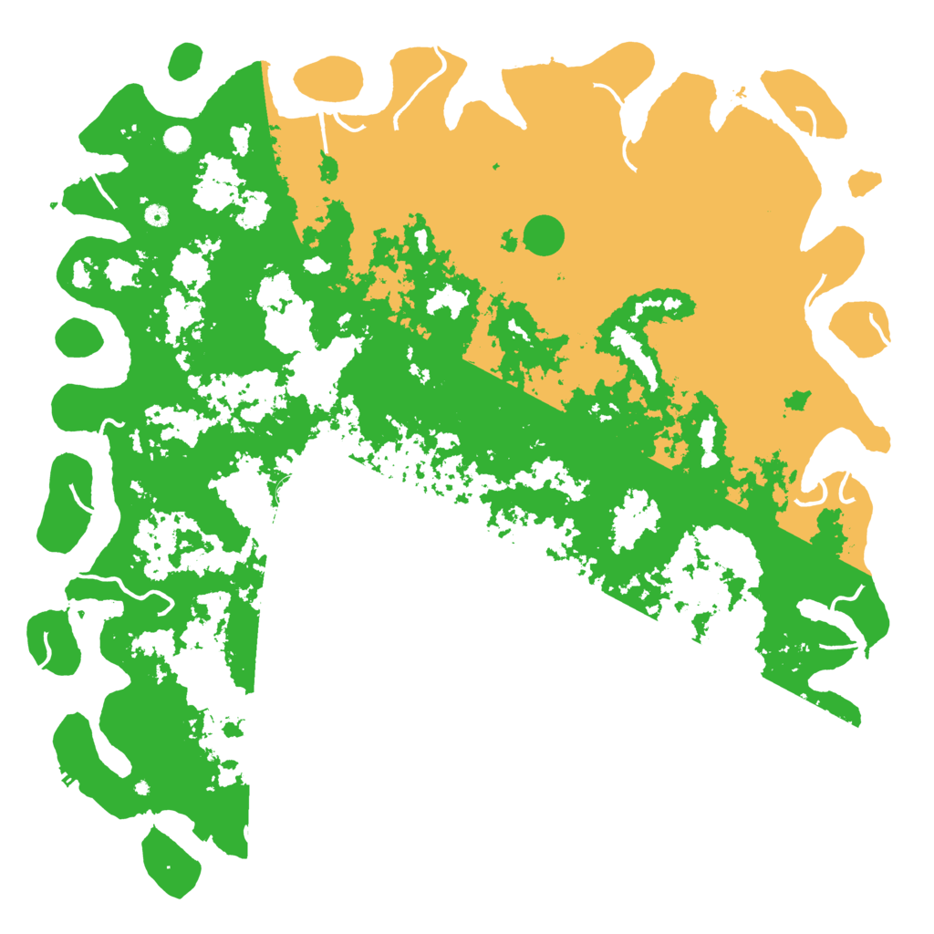 Biome Rust Map: Procedural Map, Size: 6000, Seed: 24251912