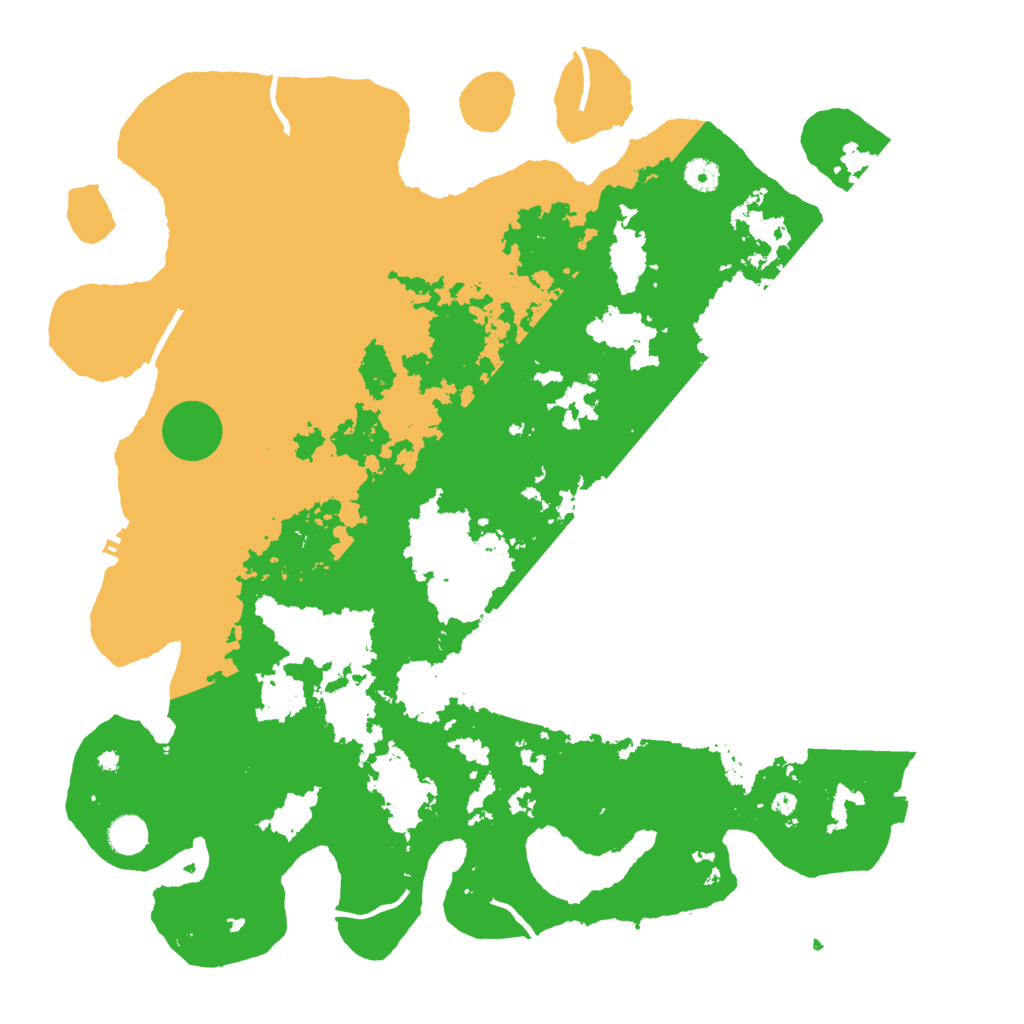 Biome Rust Map: Procedural Map, Size: 4500, Seed: 11011101