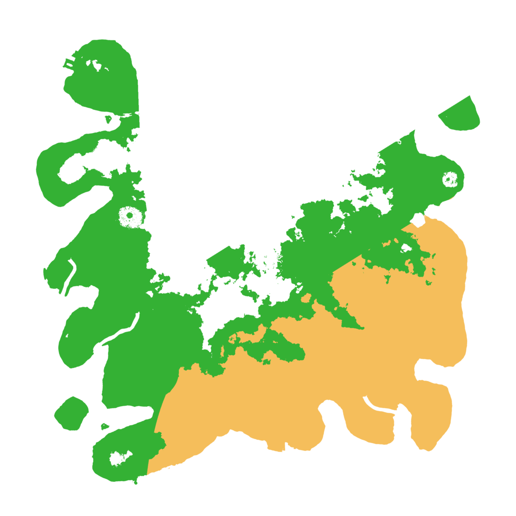 Biome Rust Map: Procedural Map, Size: 3400, Seed: 82540825