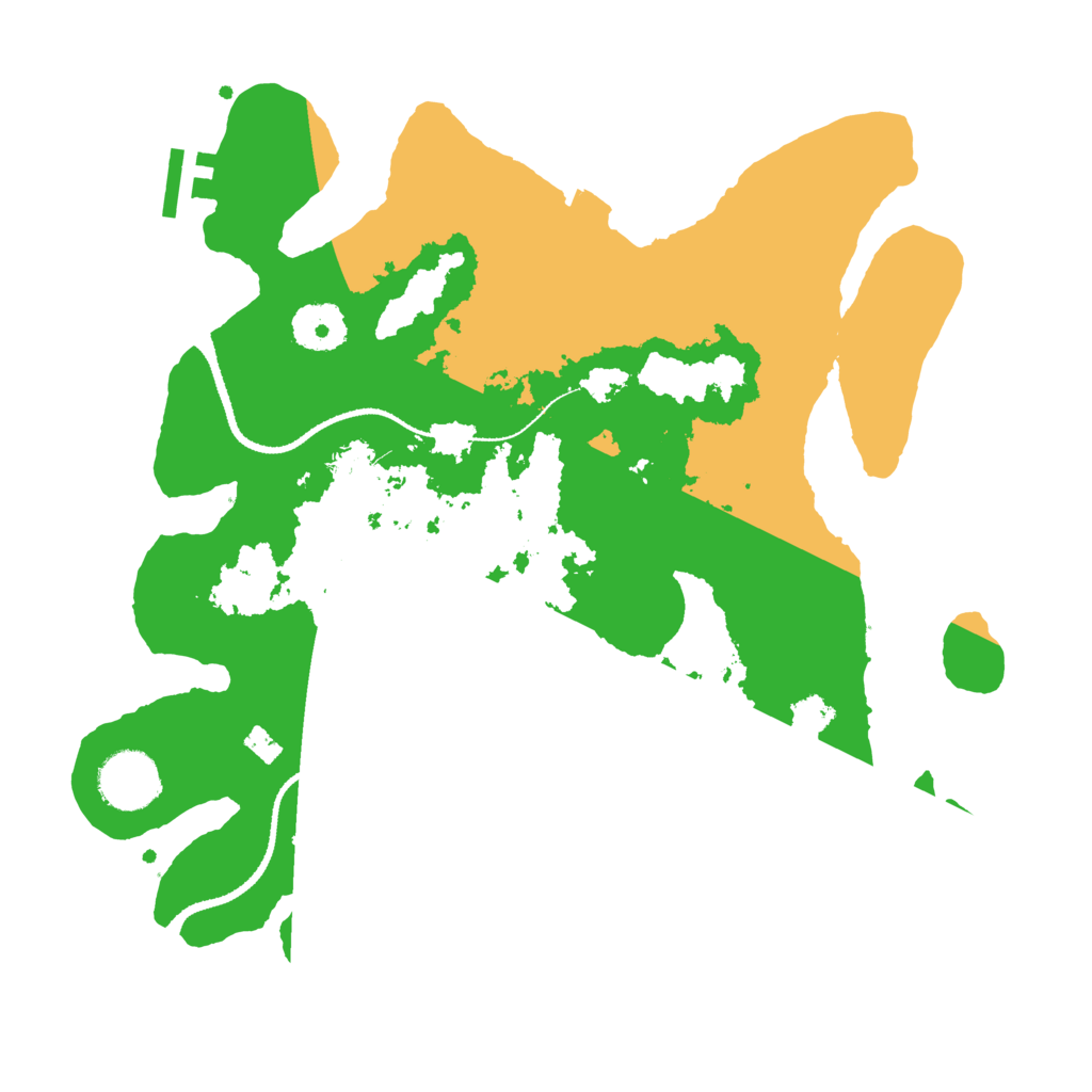 Biome Rust Map: Procedural Map, Size: 3200, Seed: 182