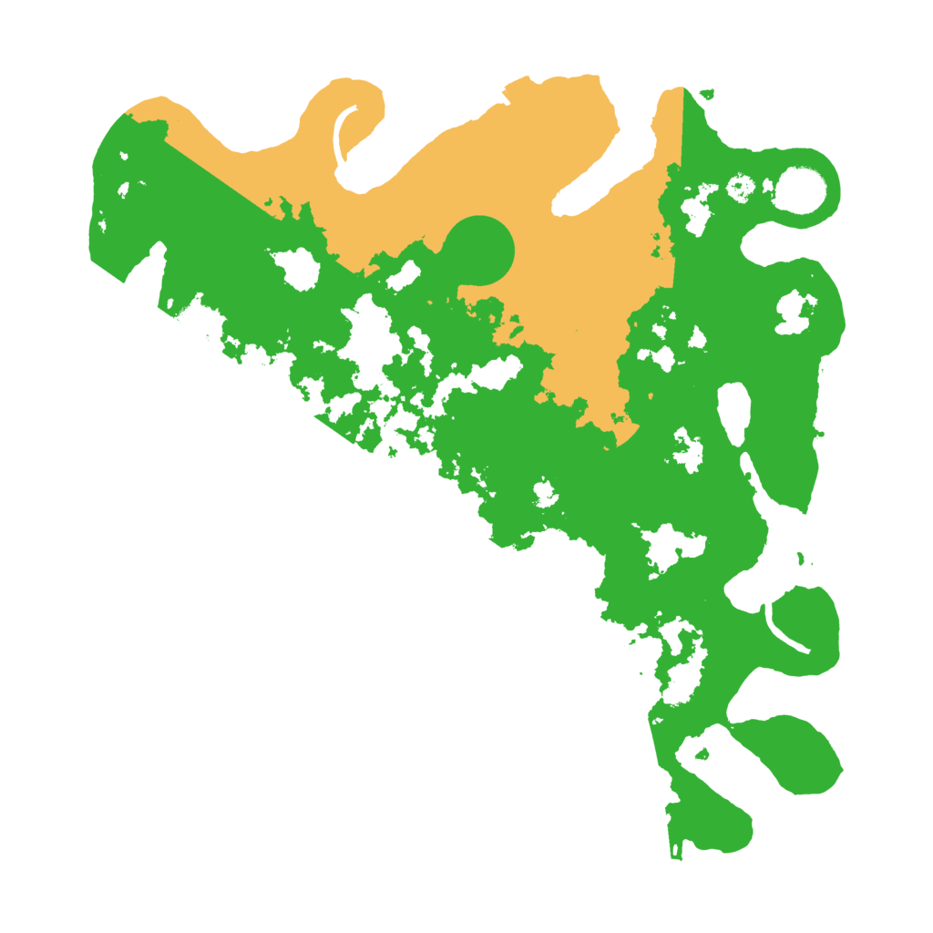 Biome Rust Map: Procedural Map, Size: 3500, Seed: 770116479