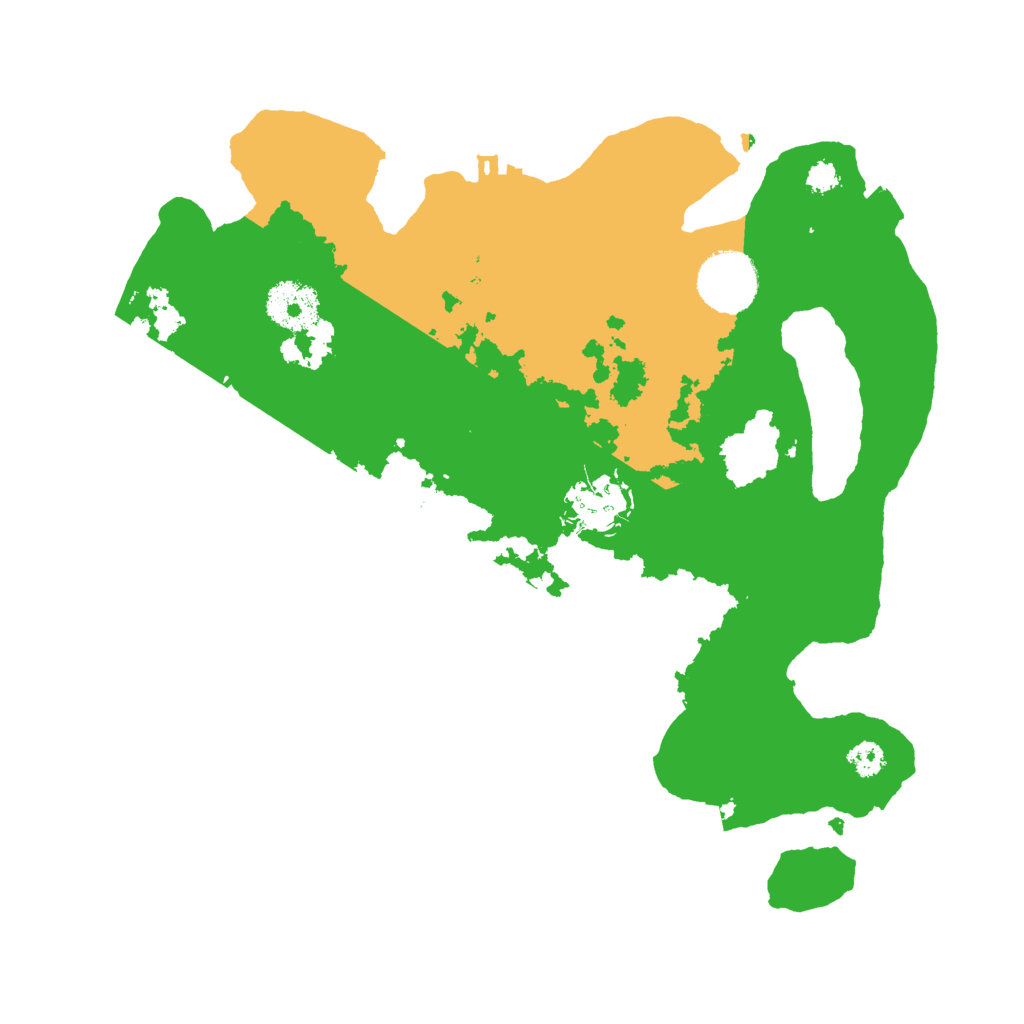 Biome Rust Map: Procedural Map, Size: 3000, Seed: 27493