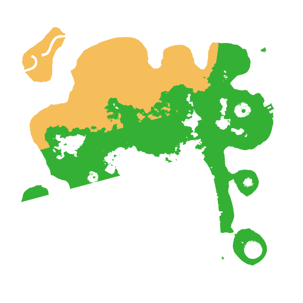 Biome Rust Map: Procedural Map, Size: 3000, Seed: 1077628132