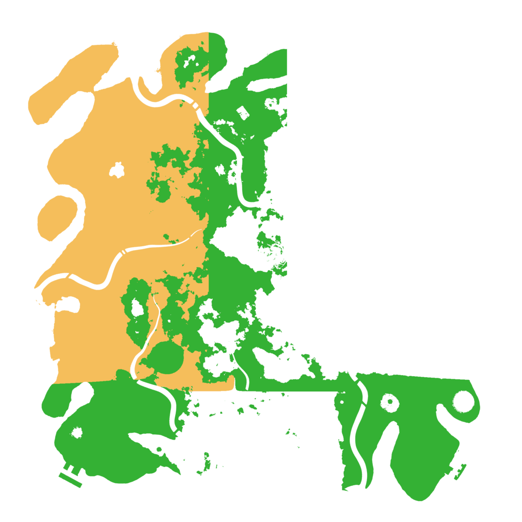 Biome Rust Map: Procedural Map, Size: 4300, Seed: 6916488