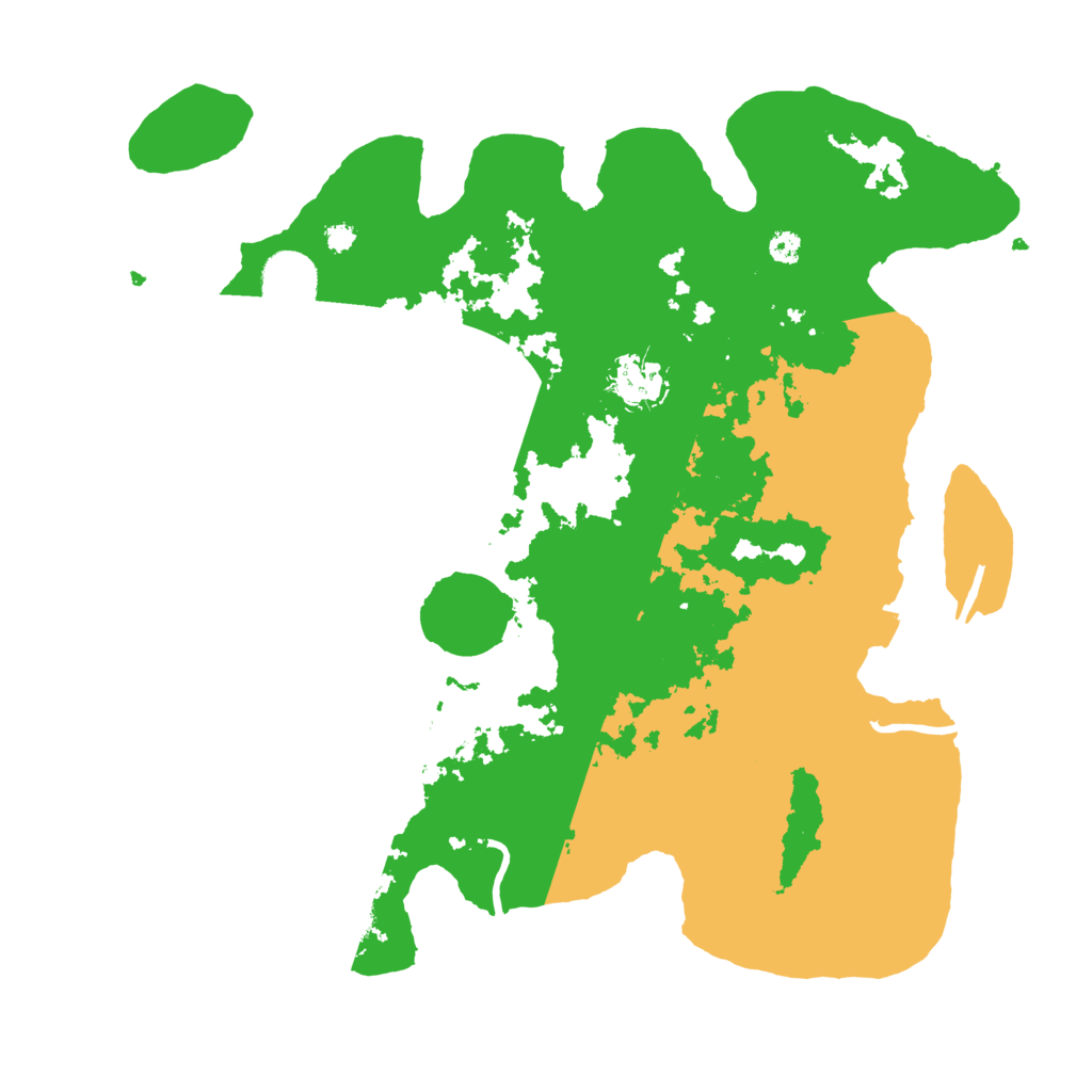 Biome Rust Map: Procedural Map, Size: 3500, Seed: 387530489