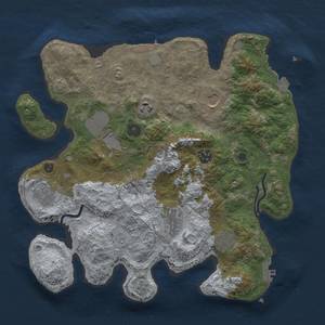 Thumbnail Rust Map: Procedural Map, Size: 3500, Seed: 511280112, 16 Monuments