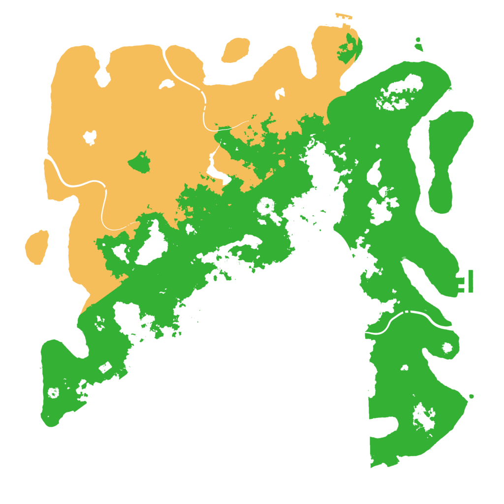 Biome Rust Map: Procedural Map, Size: 4500, Seed: 1821042173