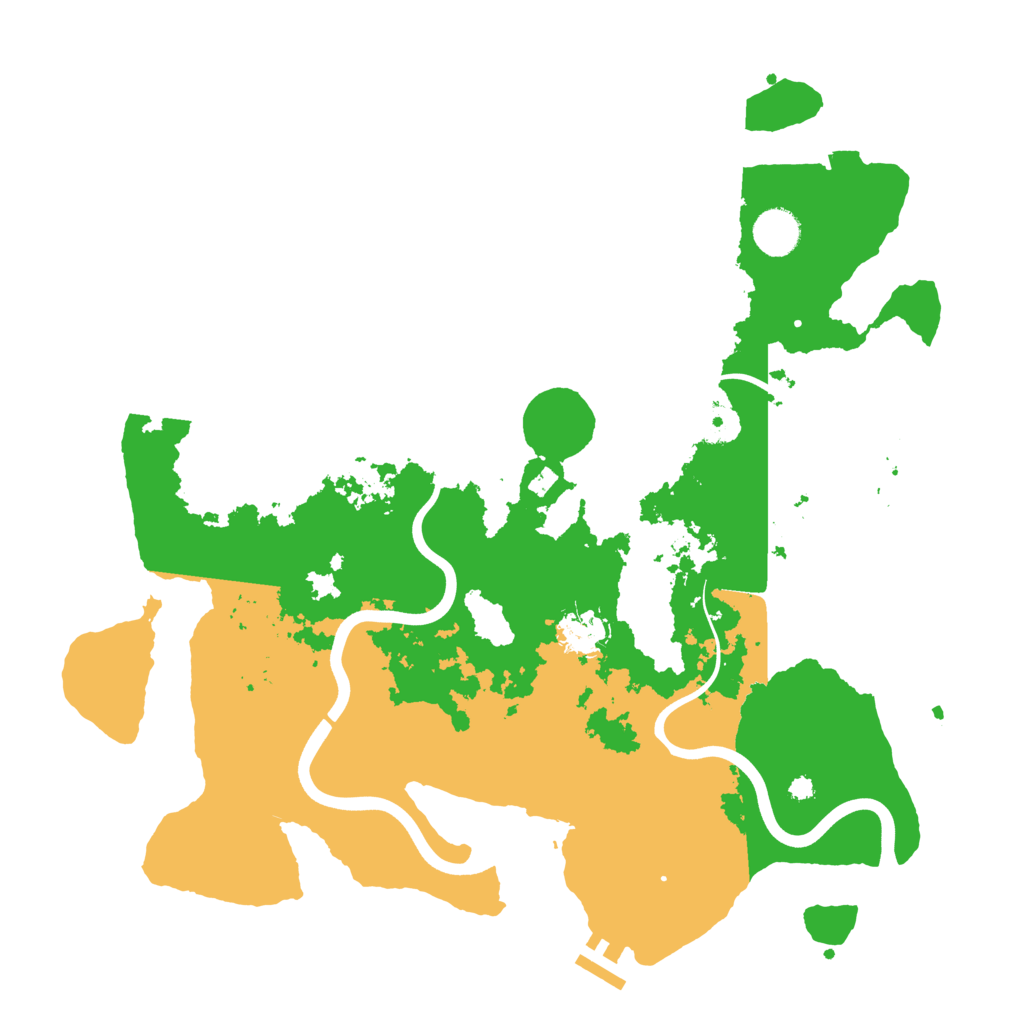 Biome Rust Map: Procedural Map, Size: 3850, Seed: 739124787