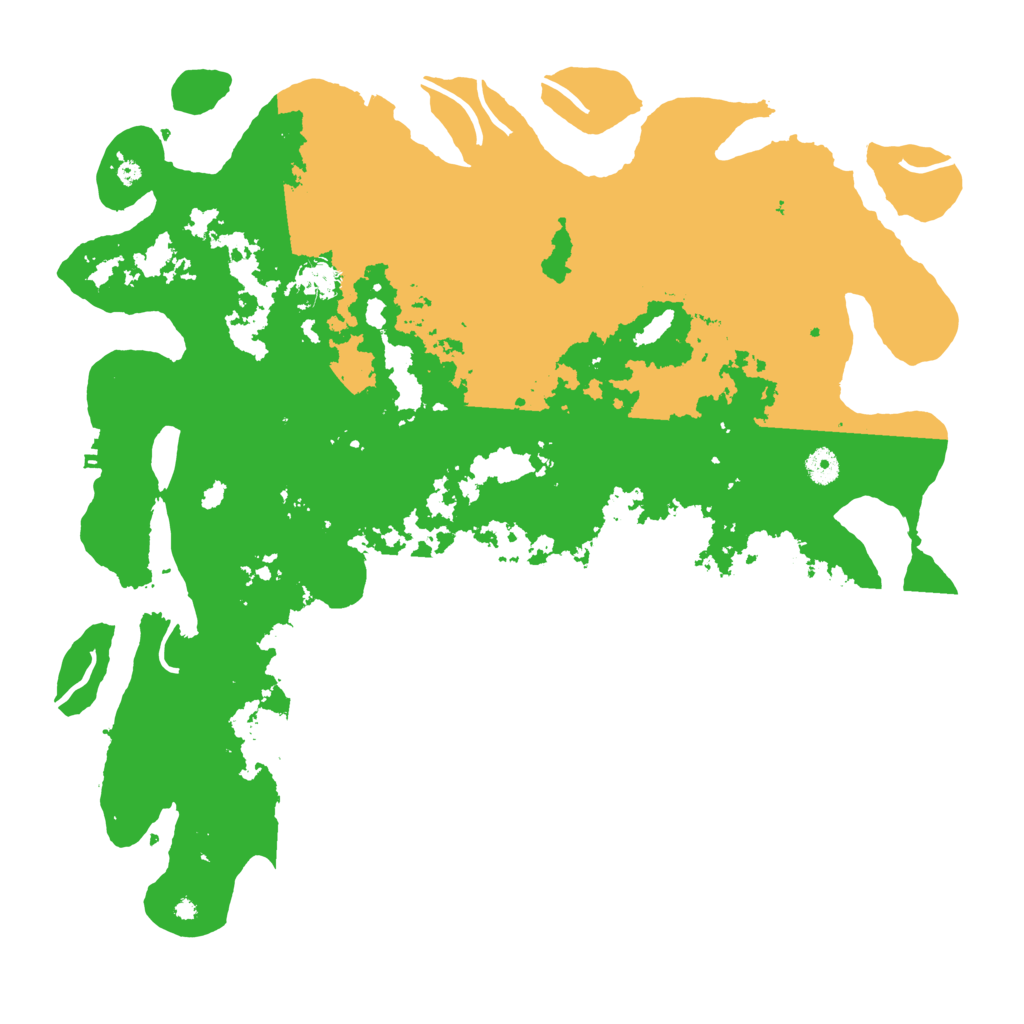 Biome Rust Map: Procedural Map, Size: 4500, Seed: 491335075