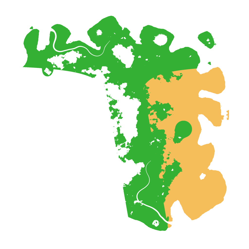 Biome Rust Map: Procedural Map, Size: 3900, Seed: 27621491