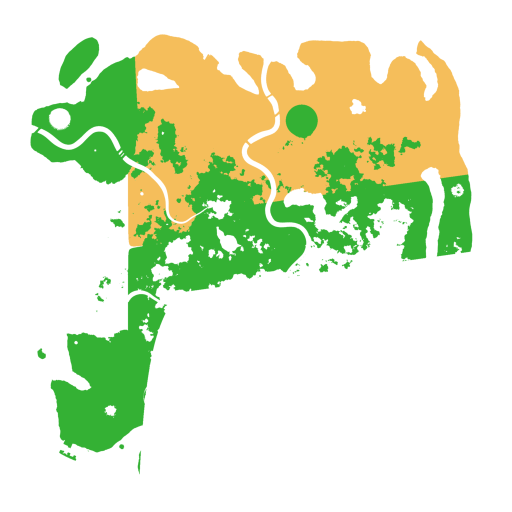 Biome Rust Map: Procedural Map, Size: 4250, Seed: 1718