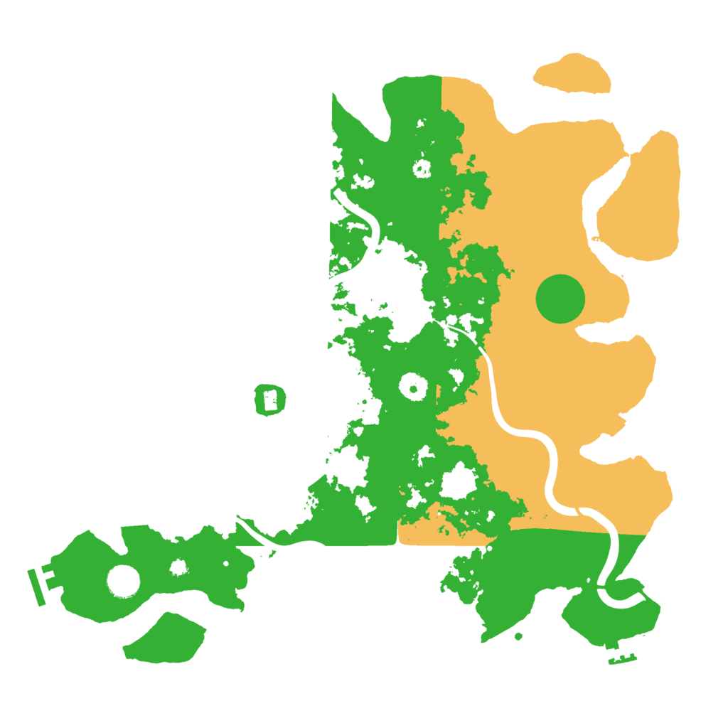 Biome Rust Map: Procedural Map, Size: 3900, Seed: 34471007