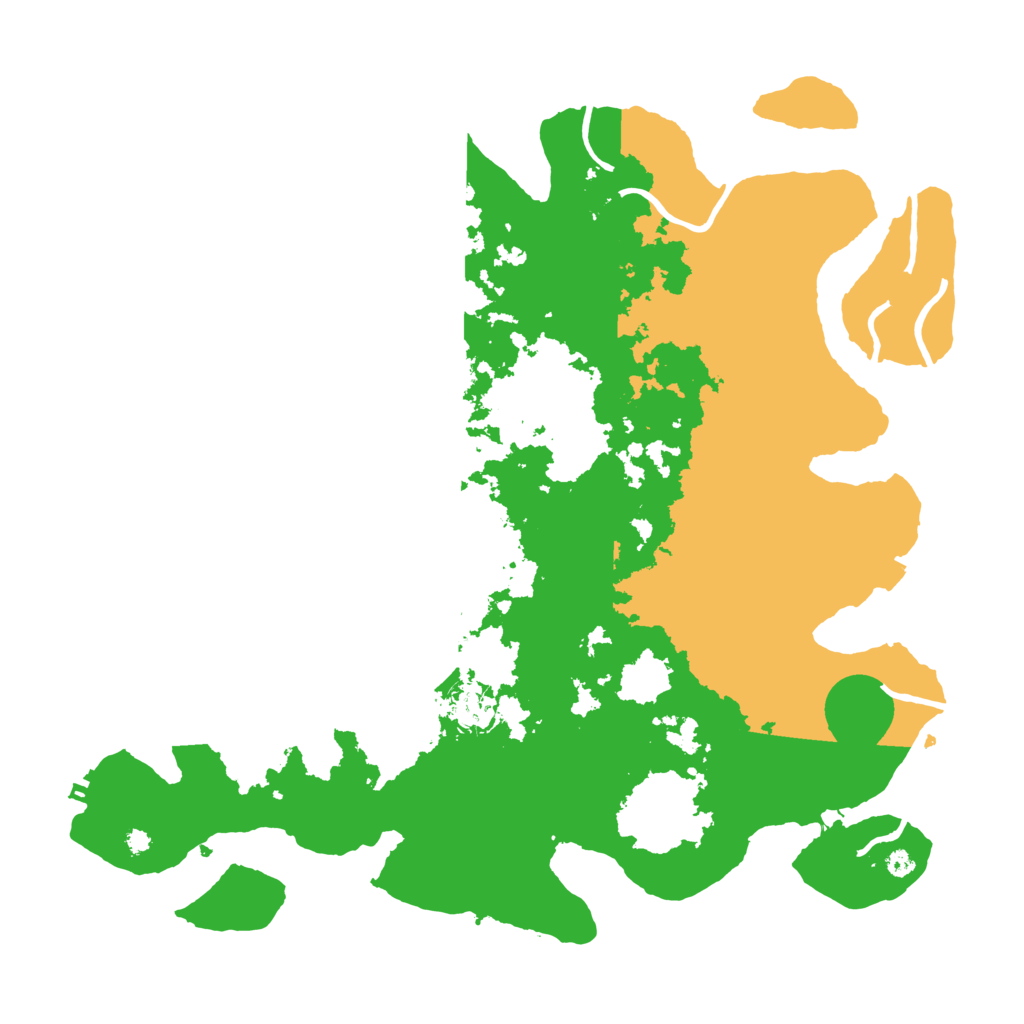 Biome Rust Map: Procedural Map, Size: 3900, Seed: 34471007