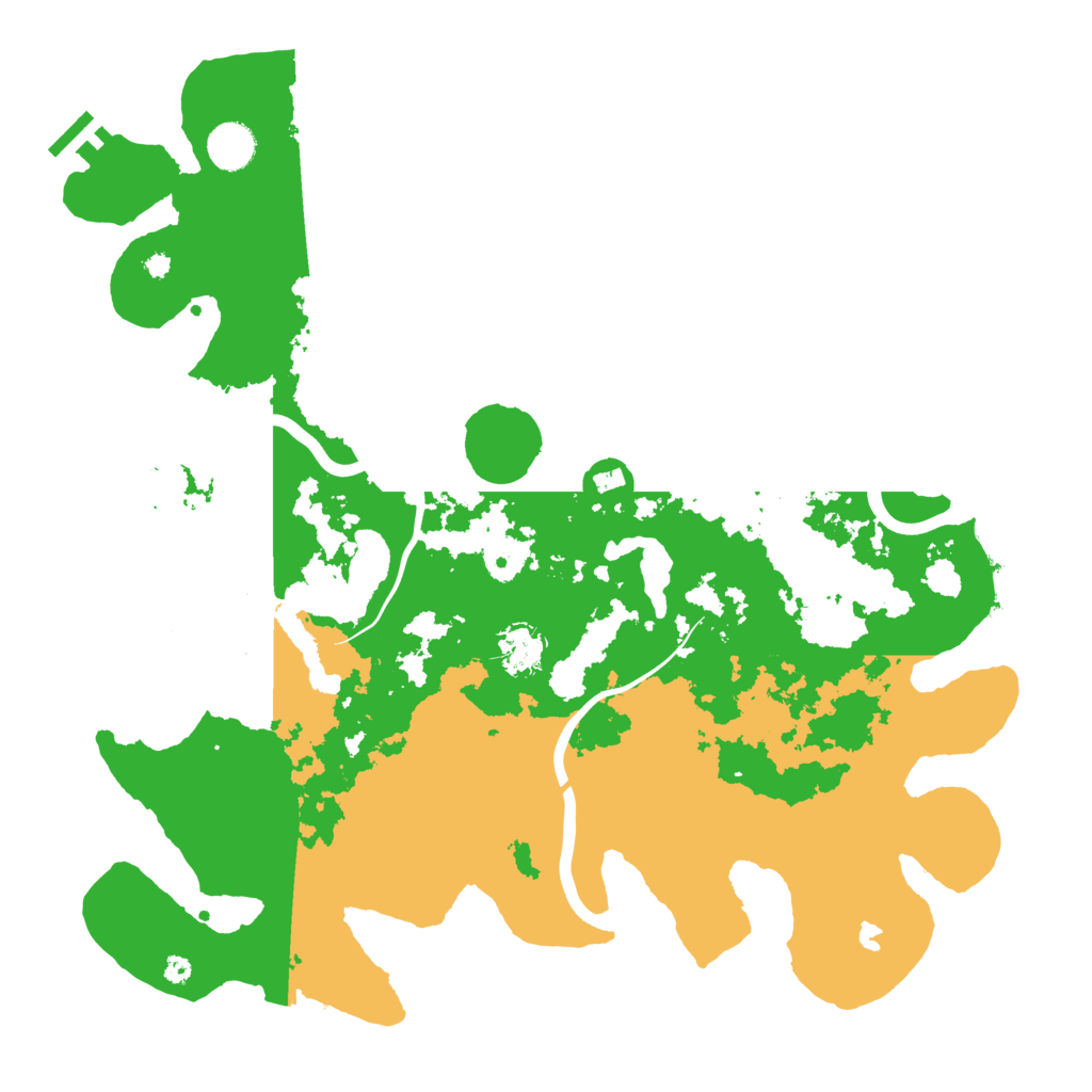 Biome Rust Map: Procedural Map, Size: 4000, Seed: 69697