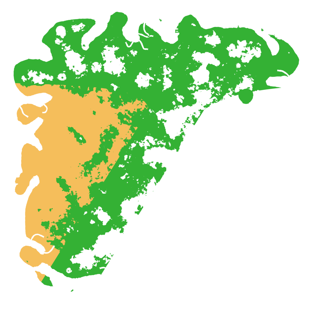 Biome Rust Map: Procedural Map, Size: 6000, Seed: 370894735