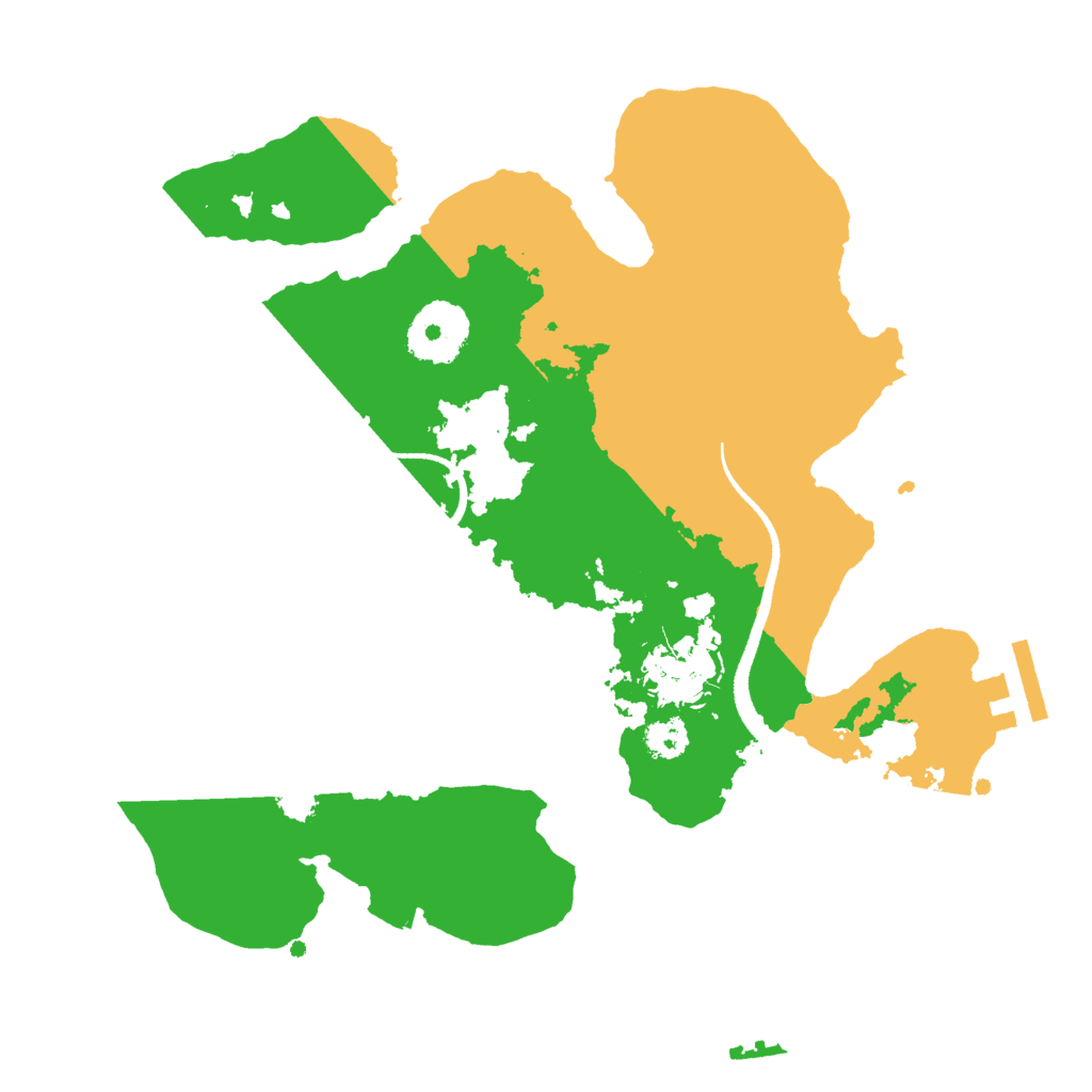 Biome Rust Map: Procedural Map, Size: 2700, Seed: 651451
