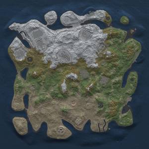 Thumbnail Rust Map: Procedural Map, Size: 4000, Seed: 904006231, 19 Monuments